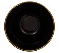Orsina Ida 15cm Black Glass Bowl Orsina Black