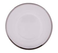 Orsina Ida 33Cm Plain Charger Plate With Silver Rim