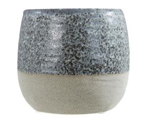 Orsina Indoor Planter, Handcrafted Stoneware With Glazed Surface, Indoor Planter With Drainage Holes For Plants