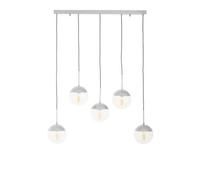 Interiors by PH Revive 5 Pendant Light, Silver