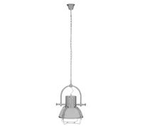Orsina Industrial Chrome Pendant Light, Impact Design With Industrial Appeal, Ceiling Light With Chrome Finish Shade