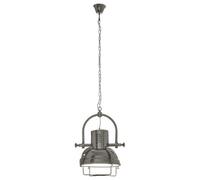 Orsina Industrial Revolution Pendant Light, Chrome Finish Ceiling Light, Statement Industrial Lamp