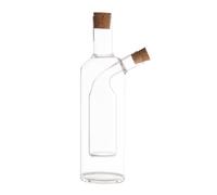 Orsina Innovative Oil & Vinegar Plain Inner Bottle, Two In One Design Oil Dispenser, Precised Vinegar Sprayer in Clear Orsina Clear
