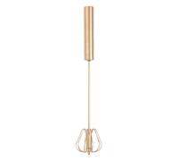 Orsina Innovative Press And Spin Light Gold 35Cm Whisk, Durable Stainless Steel Whisk, Effortless Mixing Best Whisk