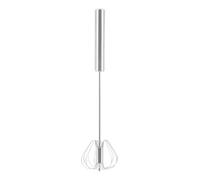 Orsina Innovative Press & Spin Light Gold 26cm Whisk, Durable Stainless Steel Whisk, Effortless Mixing Best Whisk in Silver Orsina Silver