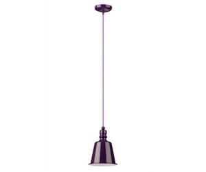 Orsina Intense Purple Bell Pendant Light For Bedroom, Modern Ceiling Hanging Lamp, Decorative Purple Light Lamp