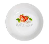 Orsina Italia Pasta Bowl Ceramic in White Orsina White