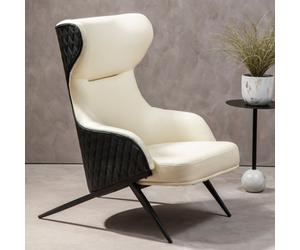 Orsina Ivory Upholstered Arm Chair