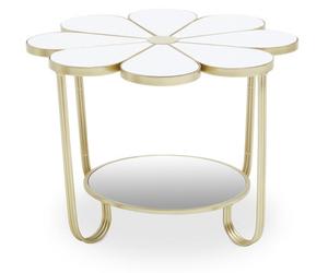 Orsina Jodie White Top Petal Shape Table
