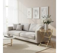 Premier Housewares Jolie Round Gold Tray Table