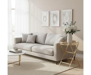 Orsina Jolie Round Gold Tray Table