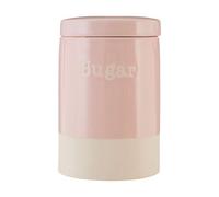 Jura Sugar Canister, Pink, Stoneware
