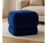 Orsina Kaia Midnight Blue Velvet Stool