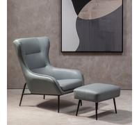 Orsina Kaiko Grey Armchair & Footstool Orsina Grey
