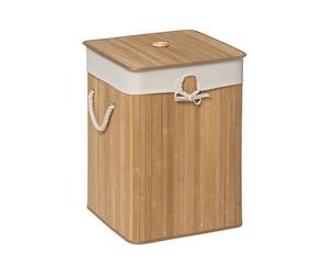 Orsina Kankyo Natural Square Laundry Hamper in Brown Orsina Brown