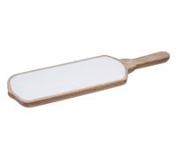 Orsina Kara Natural Paddle Serving Board in White Orsina White