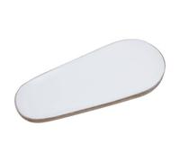Kara Oval Small Serving Dish, Skilfully Handcrafted Premier Housewares White One Size