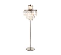 Orsina Kensington Townhouse 10 Bulbs Floor Lamp in Silver Orsina Silver