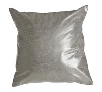 Orsina Kensington Townhouse Crush Leather Effect Silver Cushion Orsina Silver