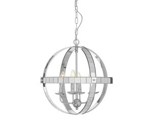 Orsina Kensington Townhouse Rounded Pendant Light in Silver Orsina Silver