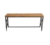 Orsina Kickford Coffee Table With Black Iron Frame