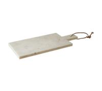 Orsina Kindia Large White Marble Paddle Chopping And Serving Board, Durable Natural Stone Board