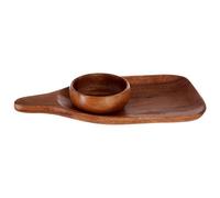 Premier Housewares Kora Acacia Wood Platter Serving Set