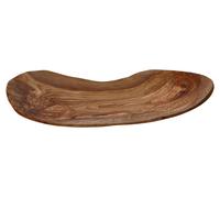 Orsina Kora Large Olive Wood Fruit Tray in Brown Orsina Brown