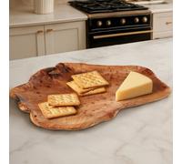 Interiors By Ph Wooden Serving Dish With Dotted Detail, Brown