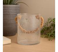 Orsina Kuta Natural Rope Medium Lantern in Clear Orsina Clear