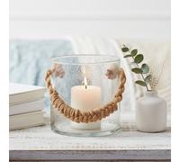 Orsina Kuta Natural Rope Small Lantern in Clear Orsina Clear