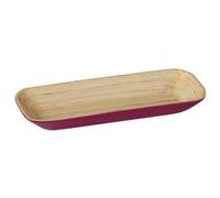 Kyoto Spun Bamboo Tray, Raspberry