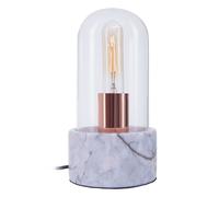 Orsina Lamonte Marble Base Bell Lamp in Grey Orsina Grey
