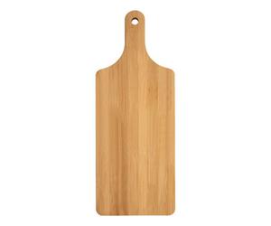 Orsina Large Bamboo Paddle Chopping Board, Rectangular Cutting Board For Kitchen, Natural Wood Chopping Board