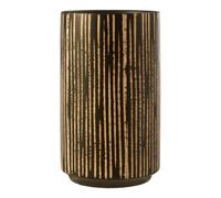 Premier Housewares Kiso Large Vase - Black/Cream Finish