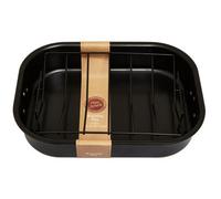Maison By Premier Large Black Roasting Pan with Rack