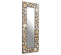 Orsina Large Black White And Gold Wall Mirror