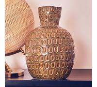 Orsina Large Ceramic Vase, Modern Textured Green Stoneware Vase For Home, Small Ceramic Vase For Indoor Plants