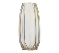 Orsina Large Glass Vase with Iridescent Finish in Clear Orsina Clear