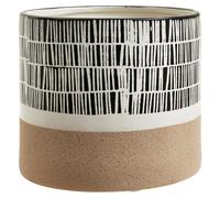 Orsina Large Striped Planter, Ceramic planter For Indoor Plants, Home Décor with Indoor flower pot for Living Room Orsina Multicolor