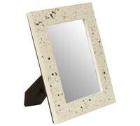Orsina Large Terrazzo Photo Frame, Modern 5x7 Design With Multicoloured Stone Pattern, Freestanding Display With in Grey Orsina Grey