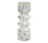 Orsina Large Vase, Beige Stoneware Vase, Free Standing Vase For Contemporary Homes, Marbling Effect Stoneware Vase