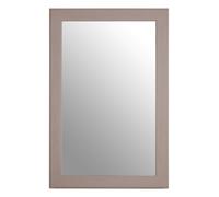 Orsina Large Wall Mirror, Grain Pattern Frame Mirror for Home, Office, Closet in Grey Orsina Grey