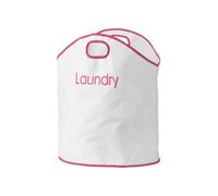 OXFORDHOT PINK TRIM LAUNDRY BAG
