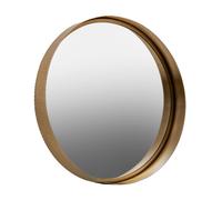 Orsina Leonov Medium Gold Finish Wall Mirror Orsina Gold