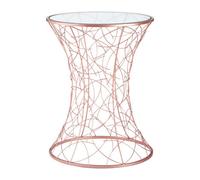 Lexa Concave Table Premier Housewares Gold One Size