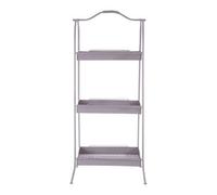 Premier Housewares Lexa Grey Metal Storage Rack