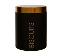 Orsina Liberty Black Enamel Biscuit Canister - Single Canister