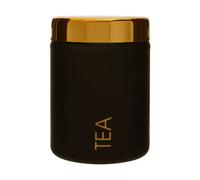 Maison by Premier Liberty Black Enamel Finish Tea Canister Premier Housewares Black One Size