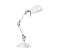 Orsina Library White Adjustable Table Lamp